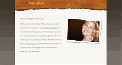 Desktop Screenshot of meganwilliams.com