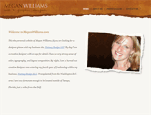 Tablet Screenshot of meganwilliams.com